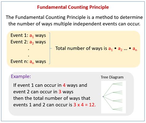 the fundamental counting principle worksheet draw a tree diagram for each of the following problems